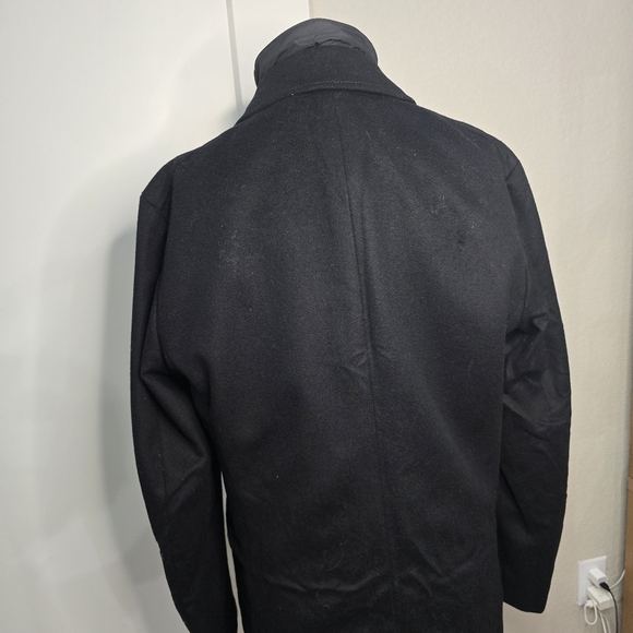 Hugo Boss Men's Black Wool Coat - Picture 7 of 12